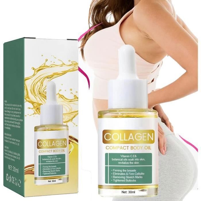 Huile Clarifiante Terminus Au Collagène - Anti-imperfections, éclaircissante, 125 Ml - Pour Visage, Cou Et Corps