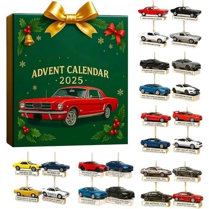 Calendrier De L'Avent Moto 2025 – 24 Mini Motos à Collectionner – Compte à Rebours Noël – Idée Cadeau Pour Motards Et Garçons - 4