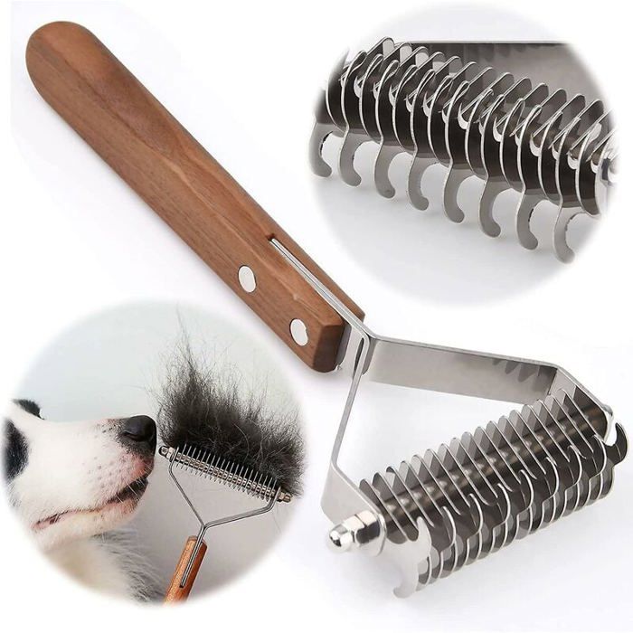 Meilleurs prix pour Coat King Brosse Chiens et Chats Peigne Toilettage Animaux Râteau Démêlage Réduit Perte Poils