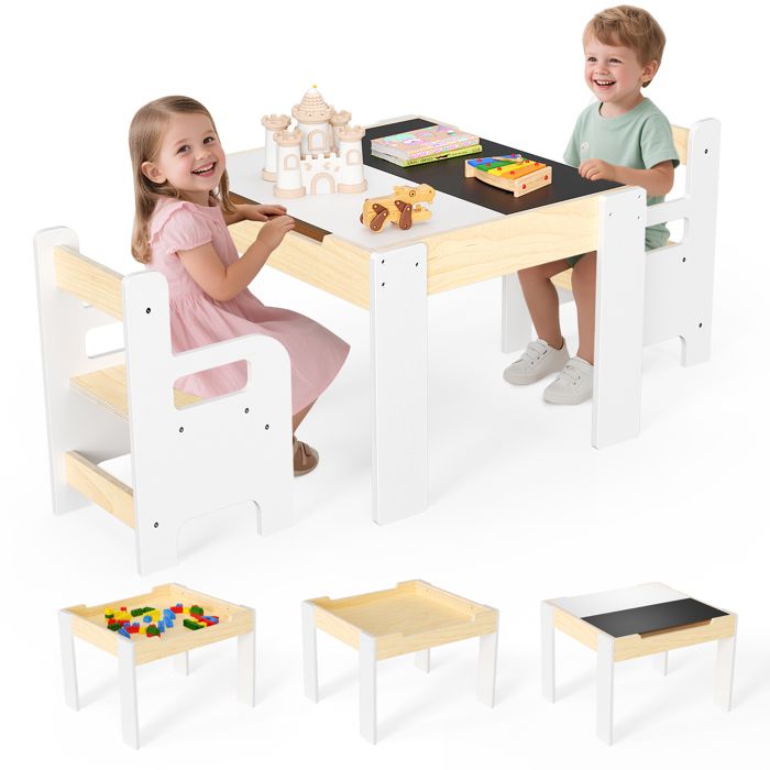 Ensemble Table et 2 Chaises pour Enfant Table Dessin avec 2  Chaise