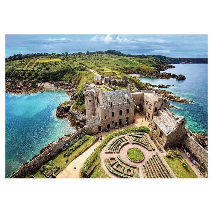 Puzzle 1000 pieces Fort La Latte - RAVENSBURGER - Bleu - Carton - Dès 12 ans