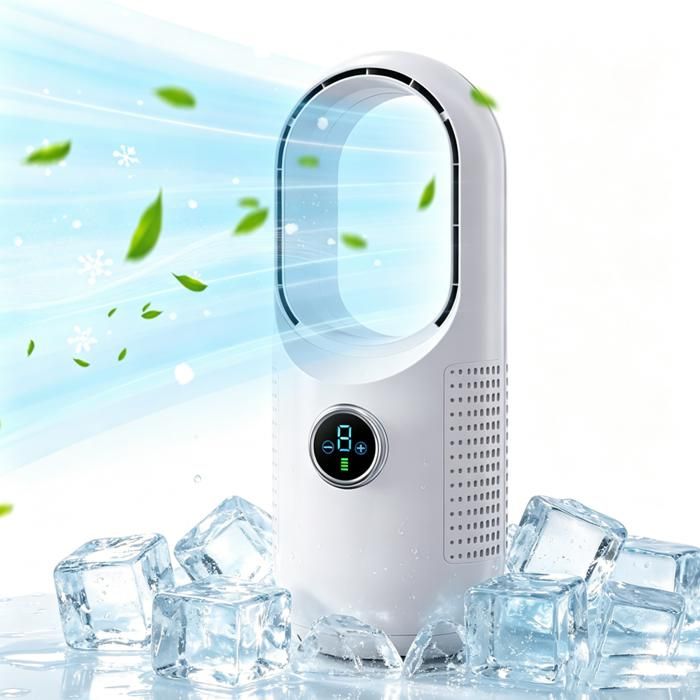 Ventilateur Colonne Sans Pale Ventilateur Tour Sans Rechargeable Moteur Turbo