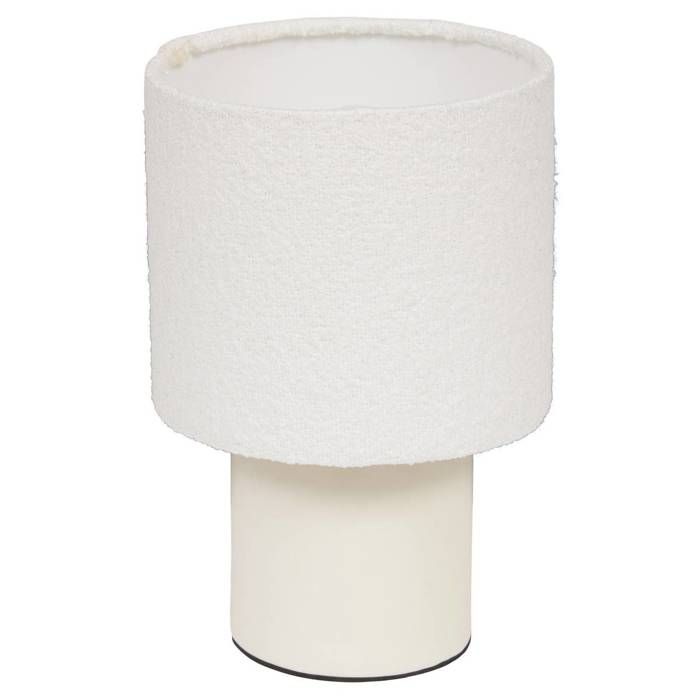 Lampe Kelia cylindrique H.23cm blanc - Atmosphera Créateur dintérieur Lampe Kelia cylindrique H.23cm blanc - Atmosphera Créateur dintérieur