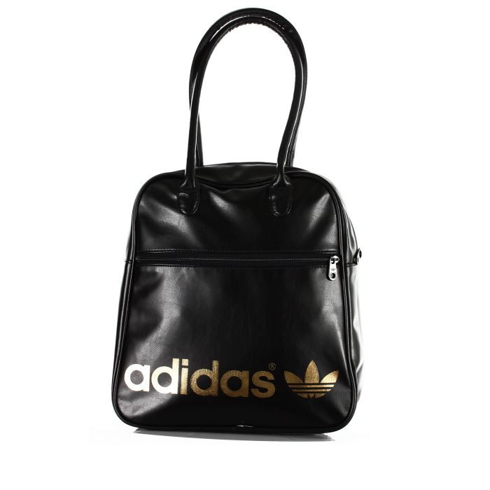 sac a main adidas noir et or