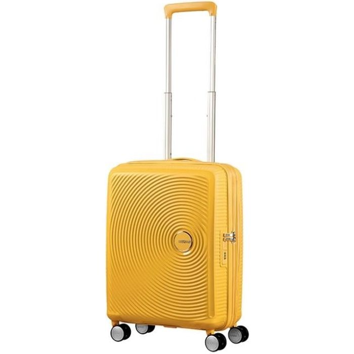 american tourister valise cabine rigide - 55 cm - jaune