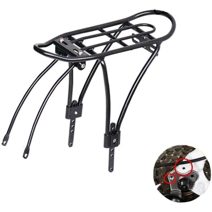 Porte-bagages Arrière Universel Pour Vélo Weigudoc – Gris Argenté – Neuf