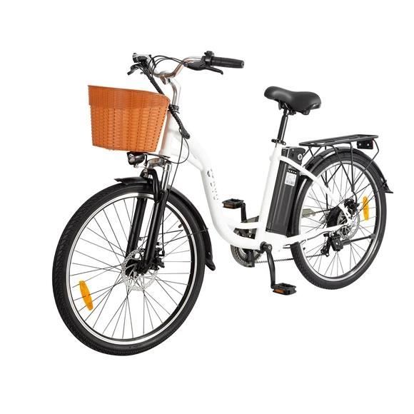 DYU C6 Vélo Électrique 350W Moteur Vitesse Max 25km/h 36V 12.5AH Blanc