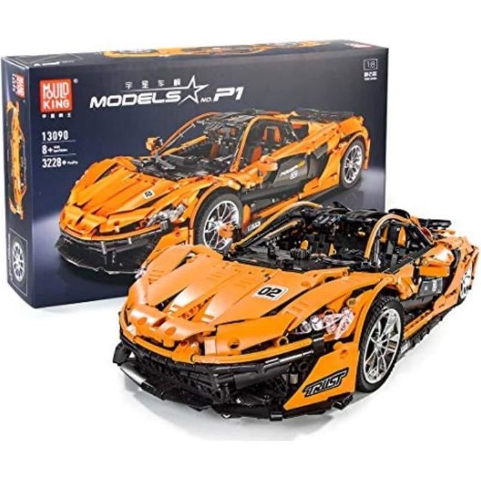 Jeu D'Assemblage TGSAC Blocs de construction de voiture de sport Technic 3228 pièces Moc 1: 8 briques de voiture de course pour Mcla