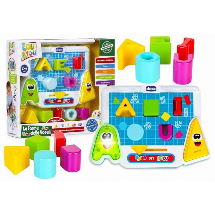 Chicco Edu: Découvrir les voyelles et les formes colorées Chicco Edu: Découvrir les voyelles et les formes colorées