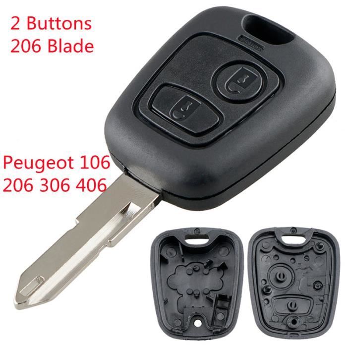 Jingyuqin – coque de clé de voiture pour Peugeot 206 207