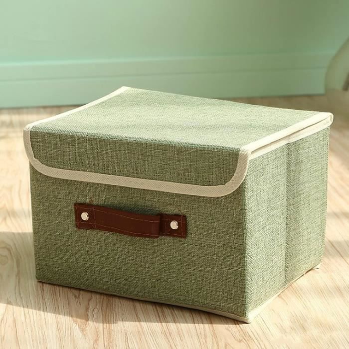 Boîtes De Rangement Pliables Avec Couvercle Et Serrure - Tissu Cationique, Plusieurs Tailles (S, M, L, XL) - Pour Vêtements, Jouets, Nourriture
