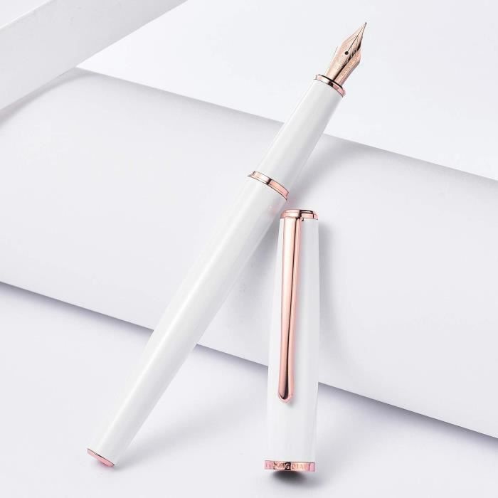 Stylo Plume Waterman Acier Lisse - Argenté, Cartouches/recharge Fournie, Bon état D'occasion