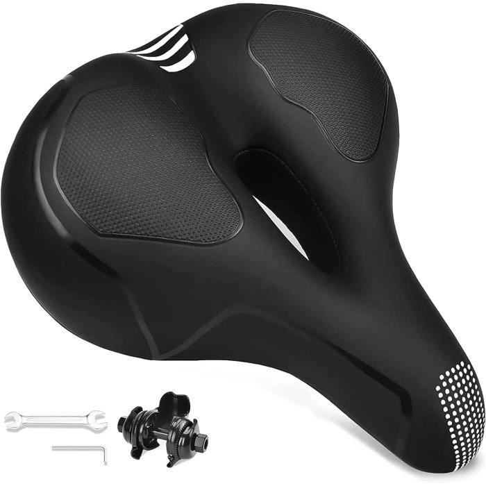 Siège de vélo,Type A Black--Coussin de vélo en Gel pour vtt, siège de