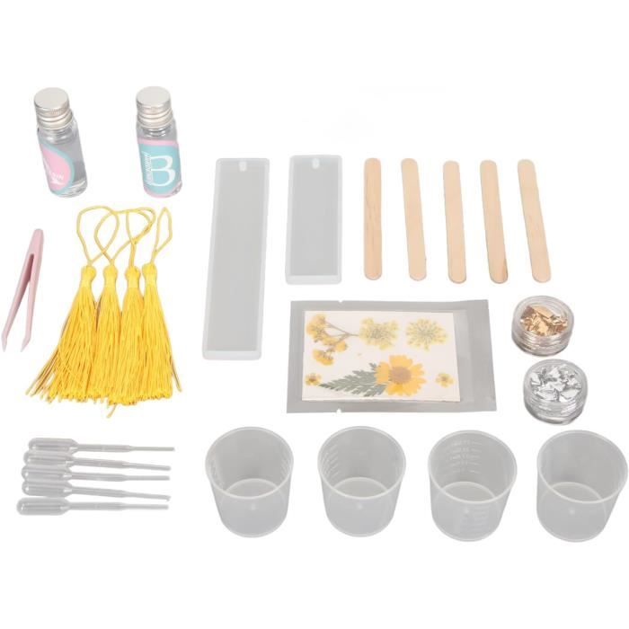 Accessoires Résine Epoxy Lot 51 Moules Silicone Pour Marque-pages Résine - Kit Création DIY Avec Accessoires - Loisirs Créatifs Moule Epoxy Resine