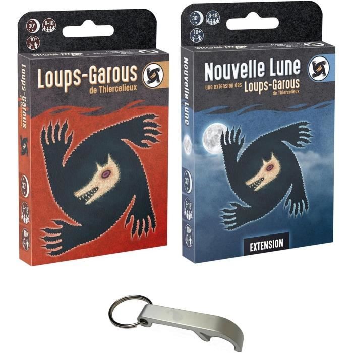 Lot Loups Garou de Thiercelieux + Extension Nouvelle Lune + Décapsuleur