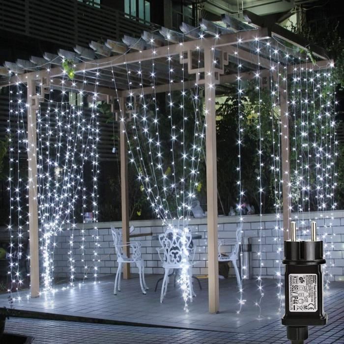 Chaîne Lumineuse Pendentif Pour Tire-rideau – Fermeture éclair – Sans Marque – Noir