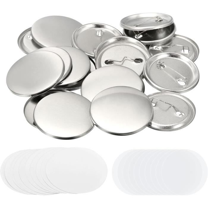 Angoily 10 Pièces Base Boutons De Manchette Acier Inoxydable Plateau Rond DIY - Personnalisation Hommes