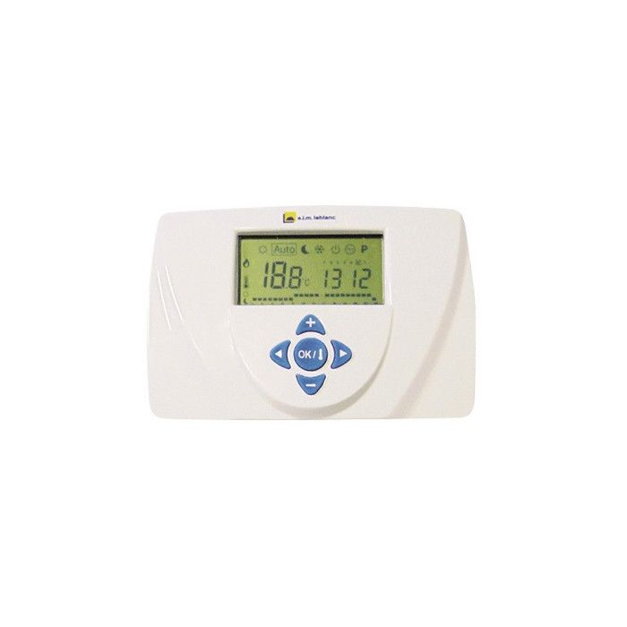 Thermostat dambiance sans fil programmation hebdomadaire TRL 7.26 RF ELM LEBLANC 7716780150
