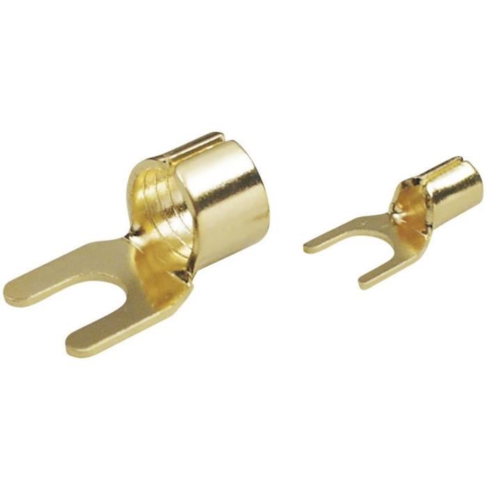 Lot De 25 Cosses à Sertir 10 Mm² – Trou 6, HP, Référence 50002011