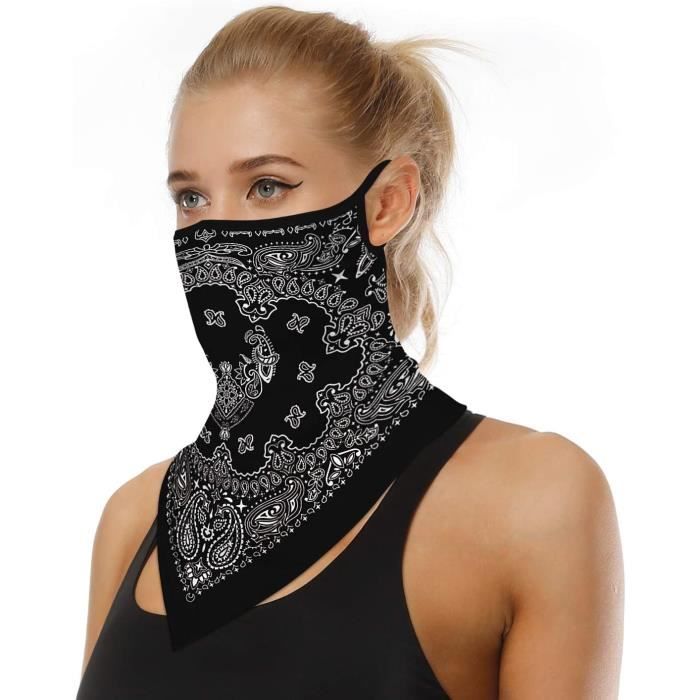 SunBandit Bandana multifonction avec masque de protection UV et cache-cou 12 façons de le porter 