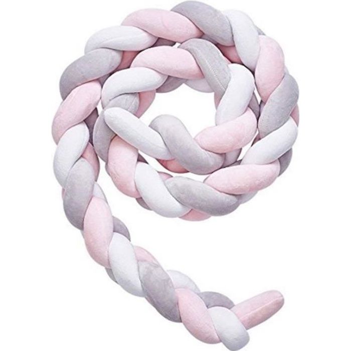 Tresse Contour De Lit Rose Cdiscount Tresse Contour De Lit Rose Cdiscount