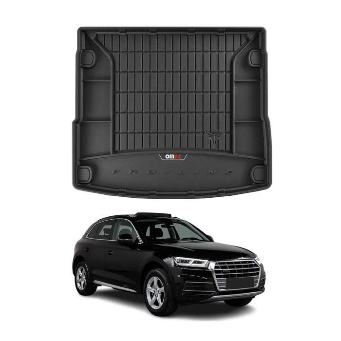 Tapis De Coffre OMAC Pour BMW X3 F25 2010-2017 - Caoutchouc TPE Noir Premium, Imperméable, Antidérapant, Facile à Nettoyer