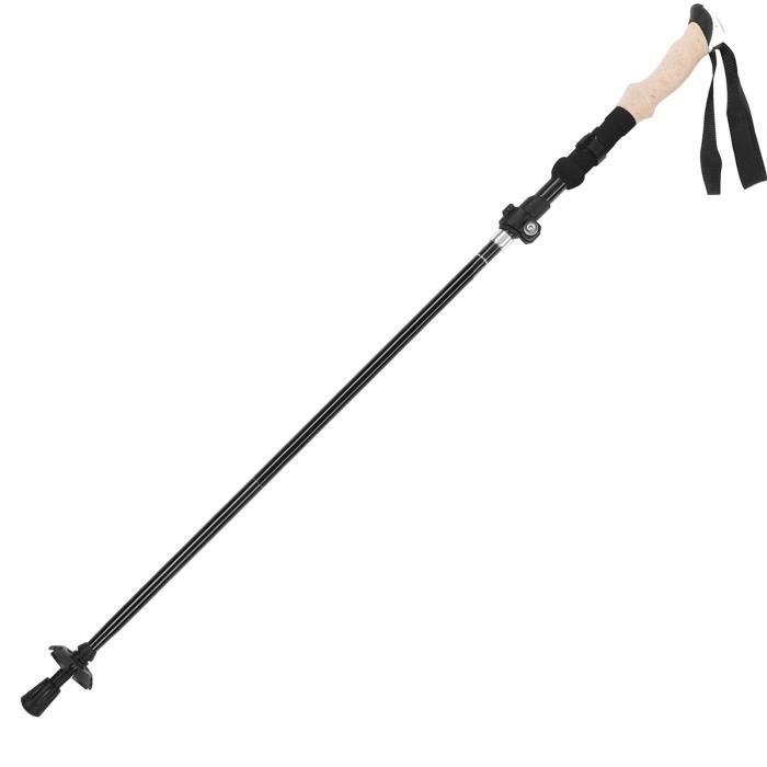 Bâton de randonnée télescopique ultraléger,canne d'escalade pliable