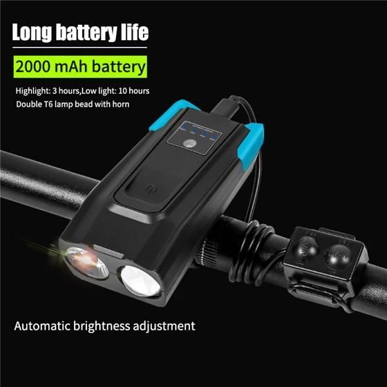 Feux Vélo Avant Et Arrière Rechargeables USB - 8+12 Modes - Étanches IP65 - Pour VTT Et Route - Avec Support Réglable