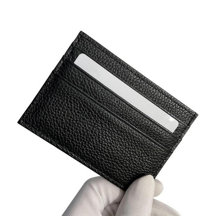 Étui à Cartes Porte-cartes Porte-billet Unisexe - Noir - Neuf Avec étiquettes
