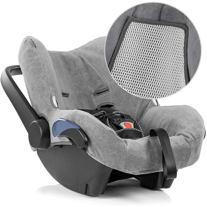 Housse siège auto BEBE CONFORT Housse éponge cool grey pour siège