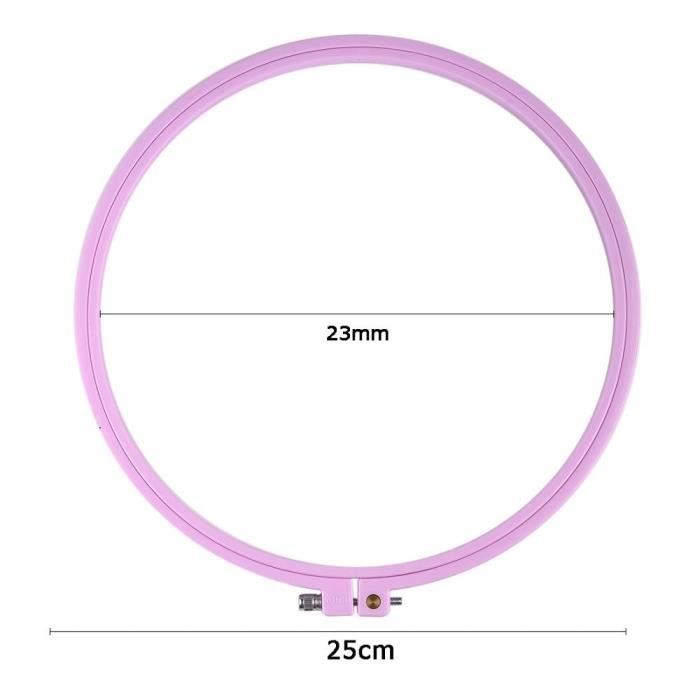 Support De Broderie Rond En Bois Réglable 360° - Cerceau à Broder Pour Point De Croix, Travaux Manuels Et DIY