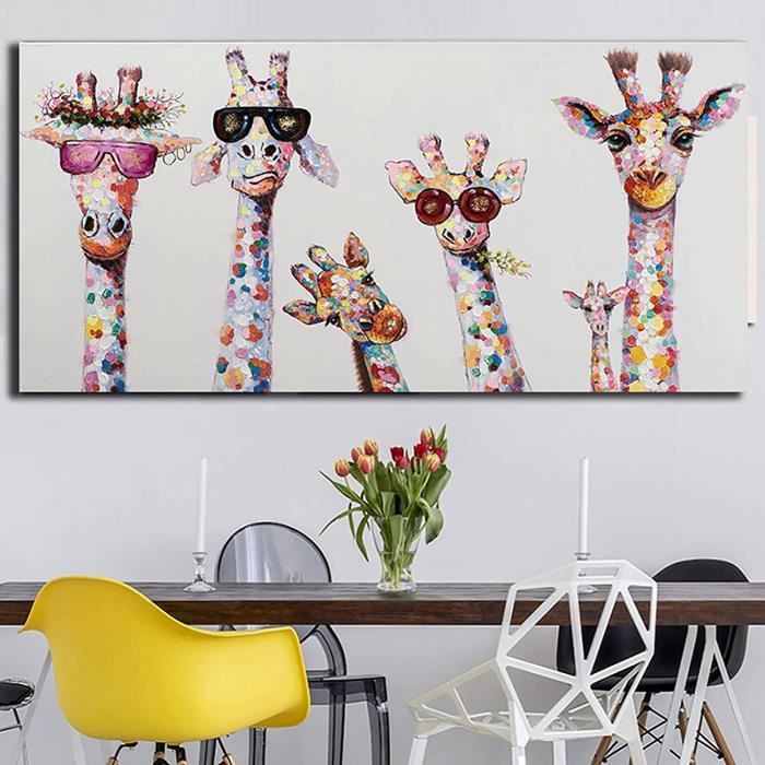 Kit Peinture Diamant 5D Girafe 30x40cm - DIY Art Diamant Strass Pour Adultes Et Enfants