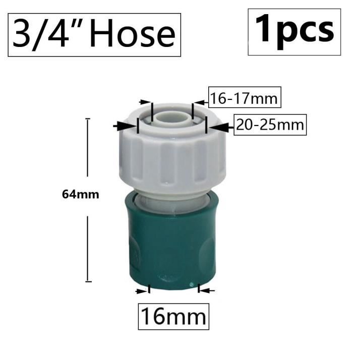 Pièce Détachée Arrosage,Raccord Rapide Pour Tuyau D'arrosage 1 " 1 4 3