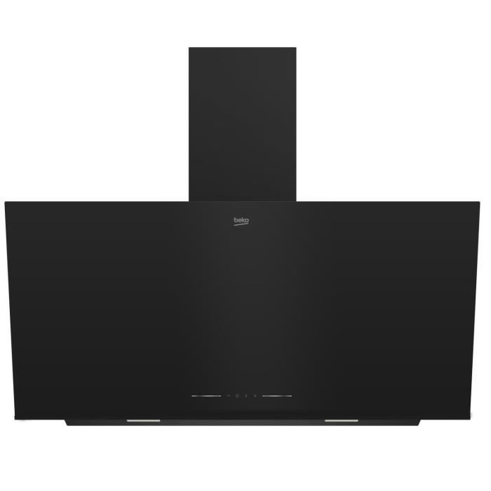 Hotte Décorative Murale Beko BHCA92442BBH – 410 m³/h, 3 Vitesses, Éclairage LED
