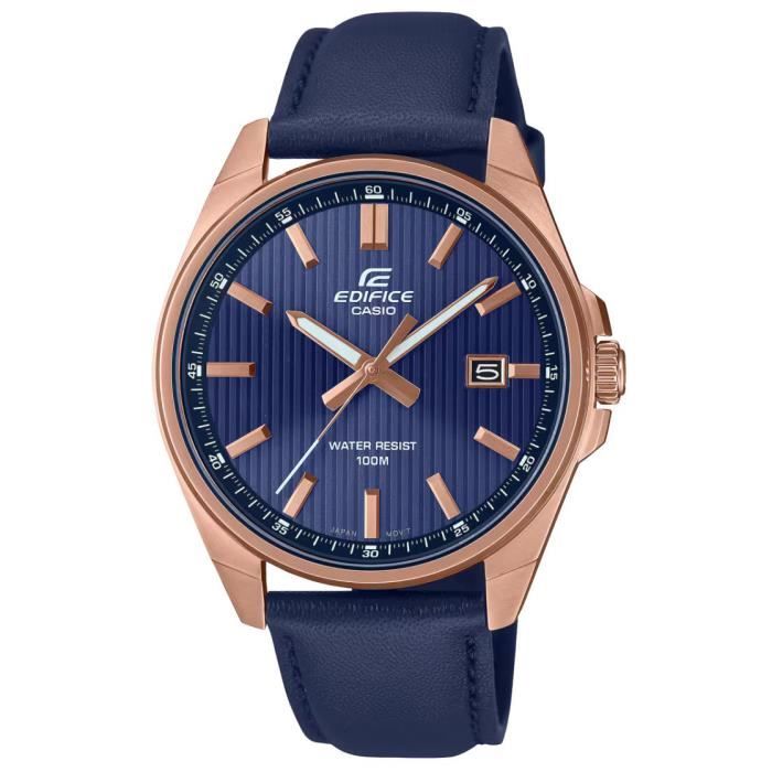 Montre - CASIO - EFV-150CL-2AVUEF - Cuir Bleu - 10 bar - 42 mm