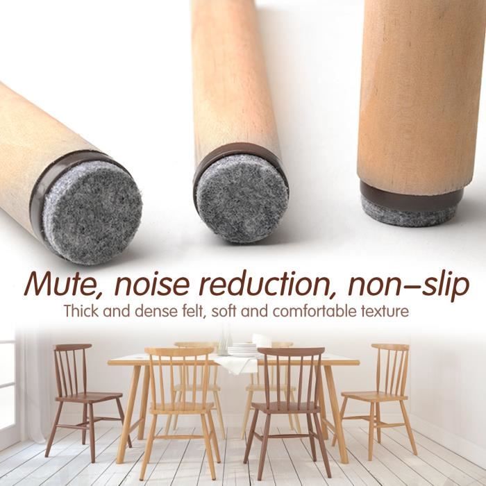 50Pcs Patins de Meuble, 22 mm Tampon de Chaise en Feutre avec Boîte de  Rangement pour Chaises en Bois, Tabourets et Pieds de Table - Cdiscount  Bricolage