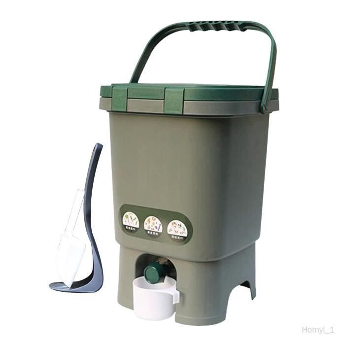 Bac à Compost de Cuisine, bac Amovible et de comptoir, bac à Compost Alimentaire, 2,6 gallons