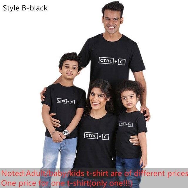 Ctrl C et Ctrl V T shirt papa assorti imprim Body b b Cadeau