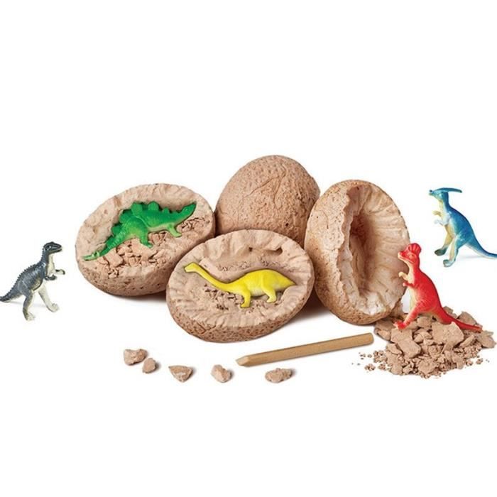 Science4you – Oeufs De Dinosaure Surprise – Kit Scientifique De Fouille – Creuse 12 Dinosaures – Cadeau STEAM Pour Enfants 5-8 Ans