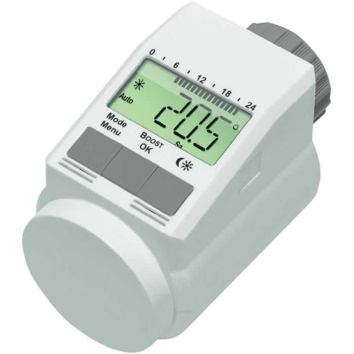 Thermostat programmable eQ-3 Régulateur économie d'énergie L 130809 blanc