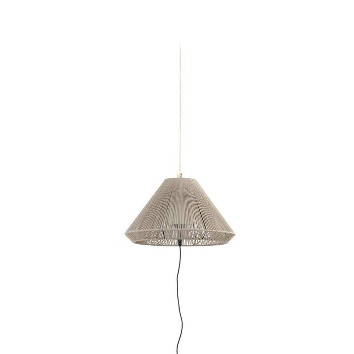 Lampe portable & suspension - FARO BARCELONA - SAIGON C70 - Gris/beige - Corde - IP44