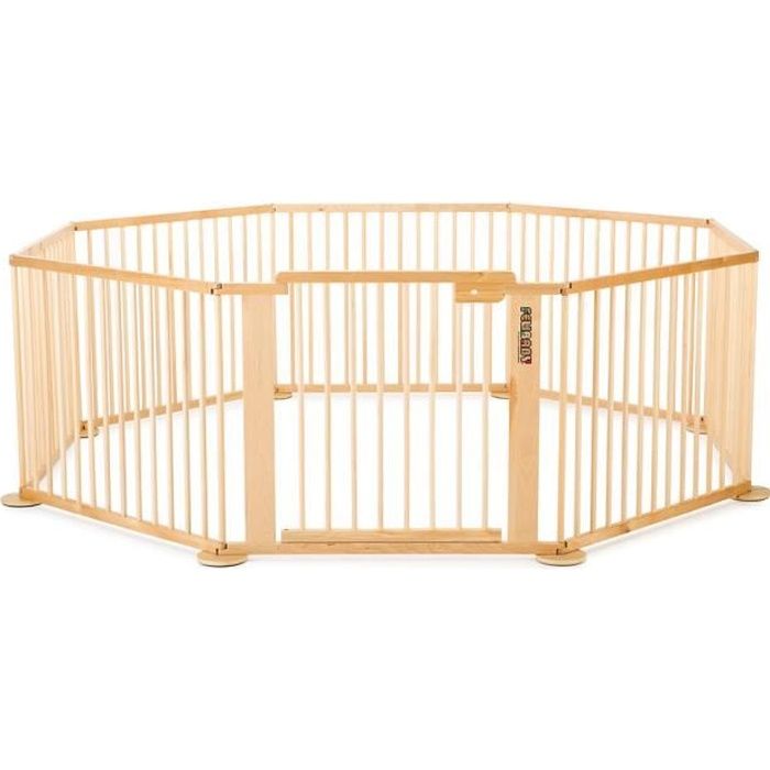 One4all 1 7 Bouleau Massif Grand Parc Aire De Jeux Pour Enfants Xxl Portillon Pour Enfants Configurable 2 X 2 25 M Cdiscount Puericulture Eveil Bebe