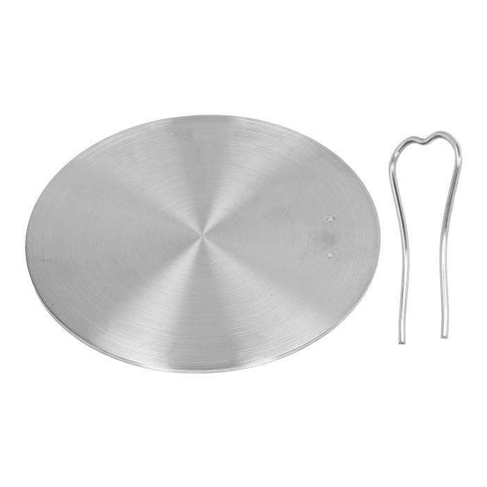 Diffuseur De Chaleur Pour Cuisinière à Induction Et Gaz - Acier Inoxydable 12,3 Cm, évite Les Brûlures, Répartition Homogène
