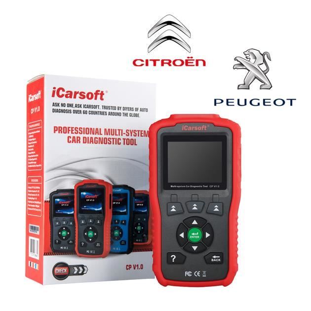 iCarsoft CP V1.0 - Valise Diagnostic Fiat Alfa Roméo et Lancia - Outil Diagnostic Auto Pro - Lecture Défauts - Entretiens