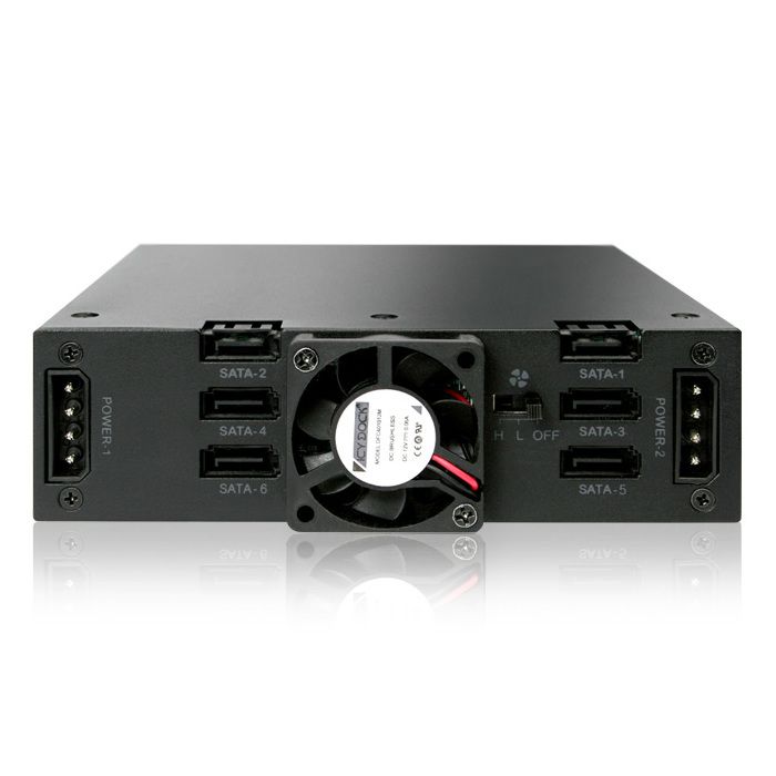 Rack RAID - ICY DOCK - MB996SP-6SB - 6 disques 2.5 - Baie 5.25 - Hot-Swap