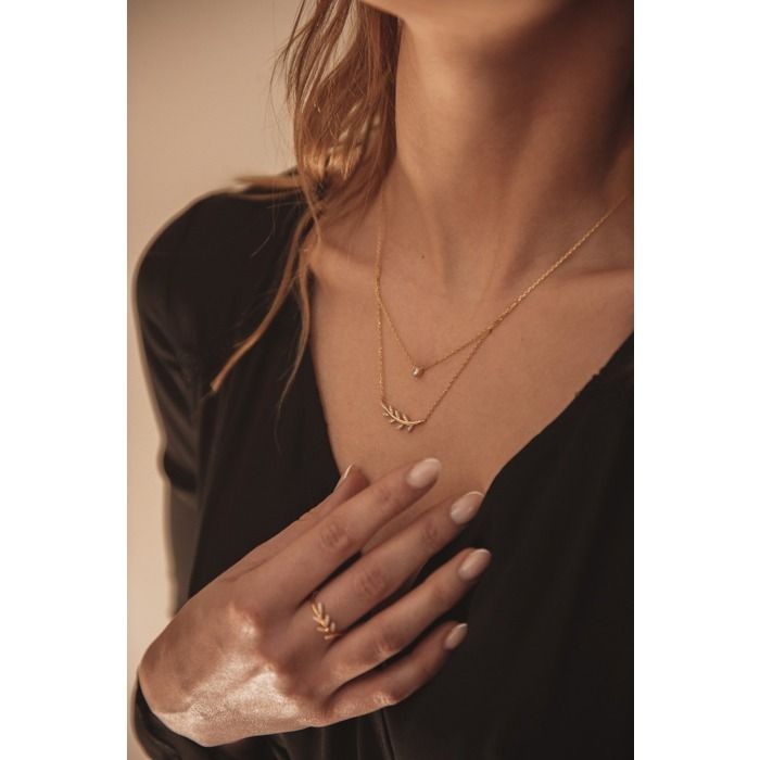 Collier Argent Jaune Plaque Or N X153 Ud 50 Cm 603506