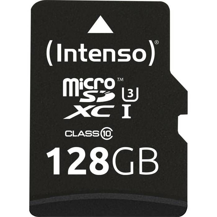 Intenso Professional Carte microSDXC 128 GB Class 10 UHS-I avec adaptateur SD