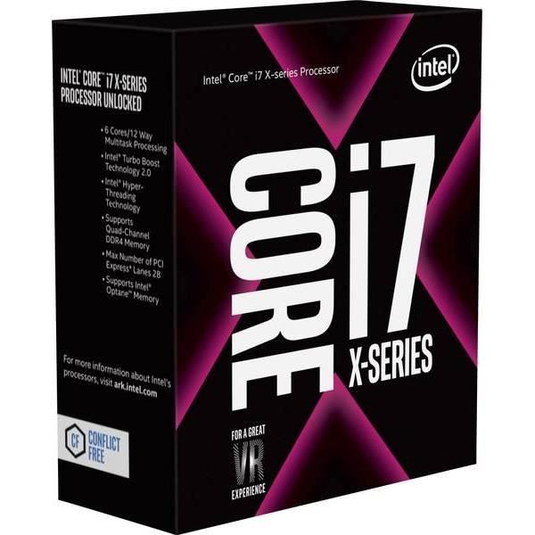 Vente Processeur PC INTEL Processeur Core i7-7800X X-series - Socket LGA2066 - 8.25Mo Cache - Jusqu'à 4.00 GHz - BX80673I77800X pas cher