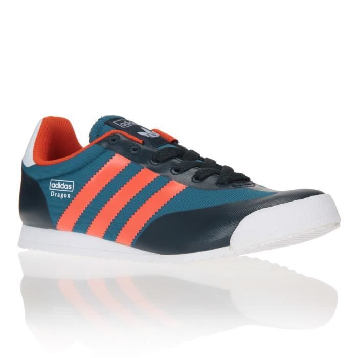 adidas dragon bleu orange