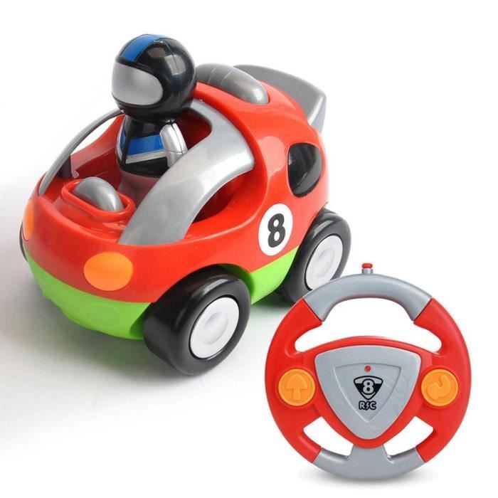 BunnyJOY Voiture Télécommandée Enfant avec Lumière et Musique, 2.4GHz